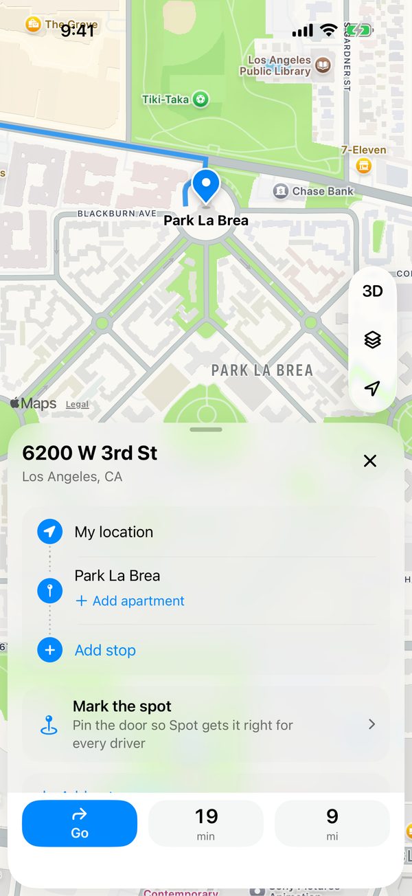 Spot showing Briarwood Apartments, apartment 205, on the pin